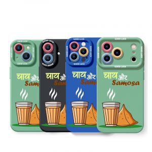 Chai Samosa Delight Silicone Case for Apple iPhone Series