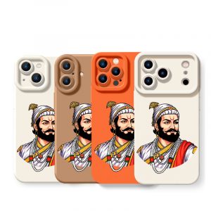 Chhatrapati Royal Shield Silicone Case for Apple iPhone Series