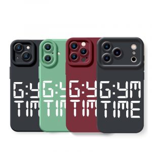 Digital Countdown Gym Time Silicone Case for Apple iPhone Series