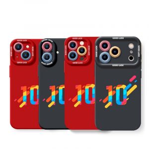 Vibrant Ten Multicolor Splash Silicone Case for Apple iPhone Series