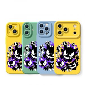 Spooky Shadows Art Silicone Case for Apple iPhone Series