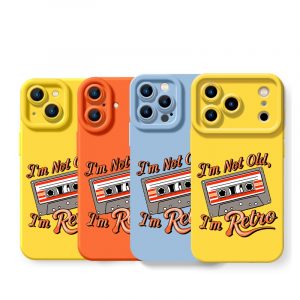 Retro Cassette Groove Silicone Case for Apple iPhone Series