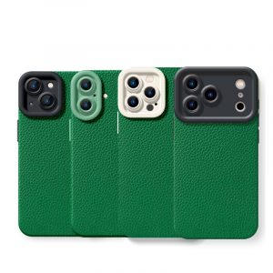 Emerald Pebble Texture Silicone Case for Apple iPhone Series