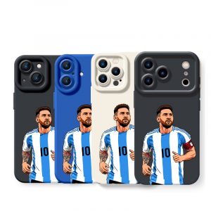 Soccer Hero Stripes Silicone Case for Apple iPhone Series