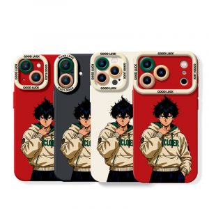 Anime Hoodie Character Vibe Silicone Case for Apple iPhone Series