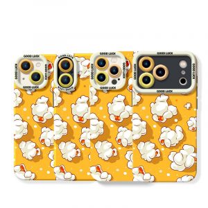 Popcorn Bliss Silicone Case for Apple iPhone Series