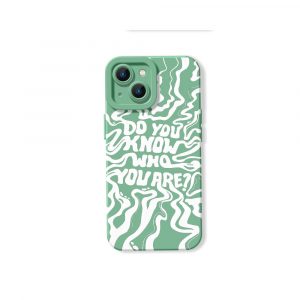 Abstract Identity Vibes Silicone Case for Apple iPhone Series