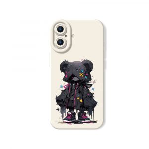 Shadow Bear Silicone Case for Apple iPhone Series
