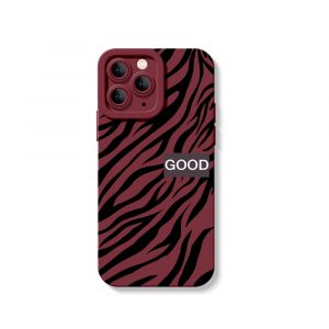 Zebra Vibe Silicone Case for Apple iPhone Series