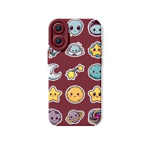 Galaxy Characters Silicone Case for Apple iPhone Series