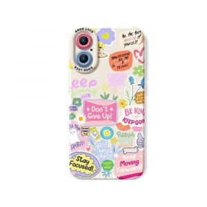 Inspirational Flowers Silicone Case for Apple iPhone Series