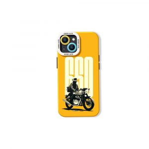 Vintage Motorcycle Adventure Silicone Case for Apple iPhone Series