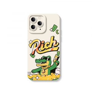 Rich Croco Silicone Case for Apple iPhone Series
