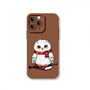 Charming Owl Wizard Silicone Case for Apple iPhone Series