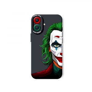 Colorful Clown Mask Art Silicone Case for Apple iPhone Series