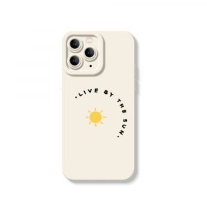 Live by the Sun Graphic Silicone Case for Apple iPhone Series