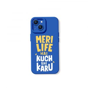 Life Bold Silicone Case for Apple iPhone Series - iPhone 15, Blue