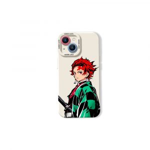 Heroic Samurai Anime Art Silicone Case for Apple iPhone Series