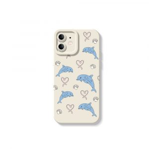 Dolphin Dreams Silicone Case for Apple iPhone Series