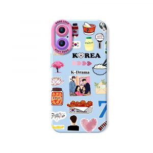 Korean Culture Celebration Silicone Case for Apple iPhone Series