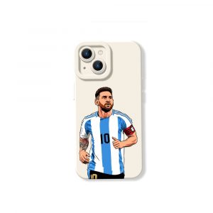 Soccer Hero Stripes Silicone Case for Apple iPhone Series - iPhone 15, White