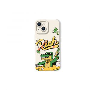 Rich Croco Silicone Case for Apple iPhone Series