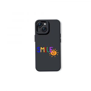 Colorful Smile Sun Graphic Silicone Case for Apple iPhone Series