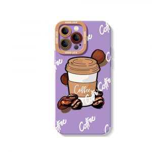 Coffee Lover Delight Silicone Case for Apple iPhone Series