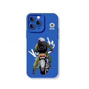 Speed Rider Silicone Case for Apple iPhone Series - iPhone 13 Pro, Blue