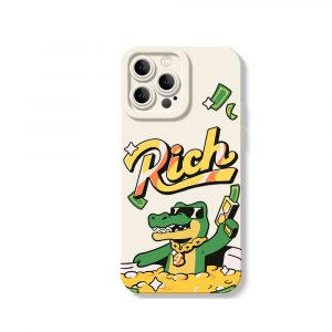 Rich Croco Silicone Case for Apple iPhone Series
