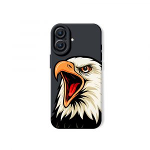 Fierce Eagle Graphic Silicone Case for Apple iPhone Series