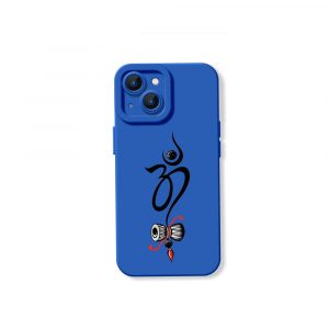 Sacred Symbol and Damru Art Silicone Case for Apple iPhone Series