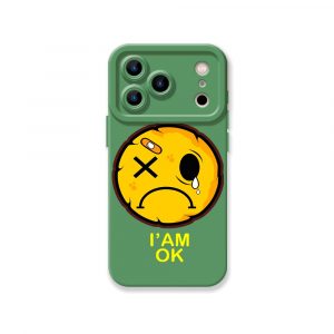 Ironic Smiley Silicone Case for Apple iPhone Series