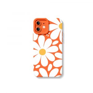 Retro Blossom Burst Silicone Case for Apple iPhone Series