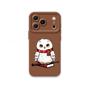 Charming Owl Wizard Silicone Case for Apple iPhone Series