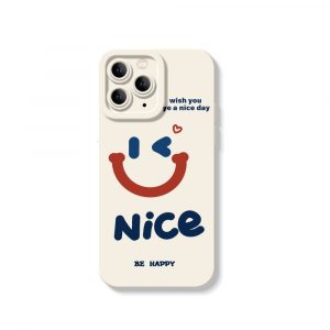 Nice Day Design Silicone Case for Apple iPhone Series