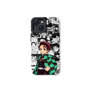 Anime Warrior Manga Collage Silicone Case for Apple iPhone Series