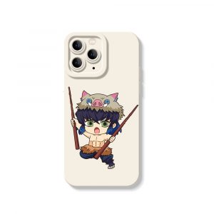 Anime Warrior Chibi Silicone Case for Apple iPhone Series