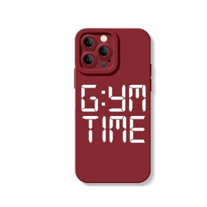 Digital Countdown Gym Time Silicone Case for Apple iPhone Series