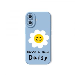 Sunny Smiley Daisy Silicone Case for Apple iPhone Series