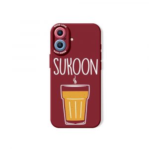 Cozy Chai Moments Silicone Case for Apple iPhone Series
