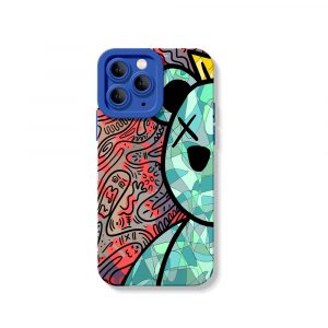 Colorful King Bear Silicone Case for Apple iPhone Series