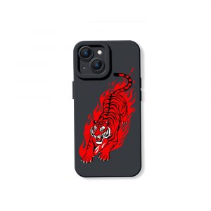 Fiery Tiger Blaze Silicone Case for Apple iPhone Series