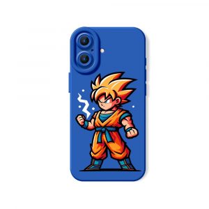 Anime Warrior Power-Up Silicone Case for Apple iPhone Series
