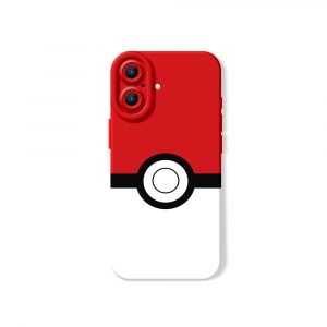 Catch Poke Design Silicone Case for Apple iPhone Series