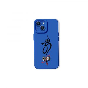 Sacred Symbol and Damru Art Silicone Case for Apple iPhone Series