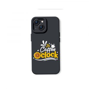 Coffee Clock Delight Silicone Case for Apple iPhone Series