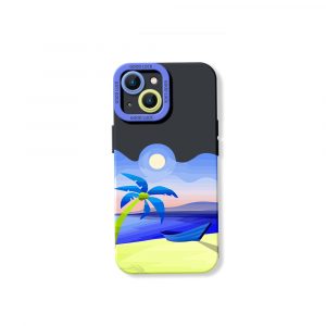 Sunset Serenity Beach Vibes Silicone Case for Apple iPhone Series