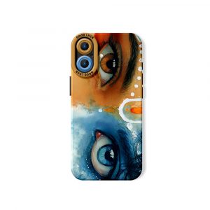 Divine Gaze Watercolor Art Silicone Case for Apple iPhone Series