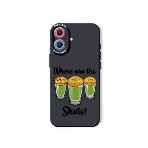 Party Vibes Shot Glass Red Silicone Case for Apple iPhone Series
